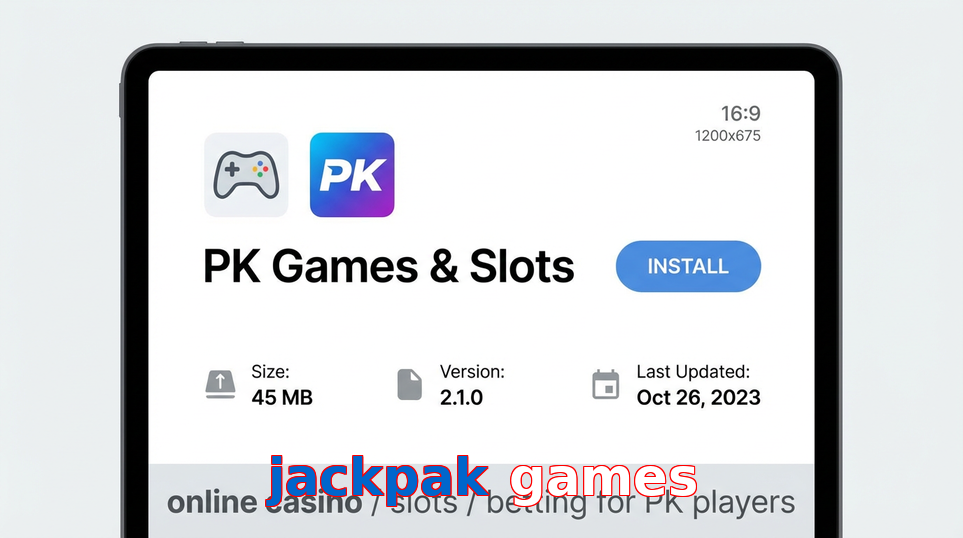 Game list for Jackpak Games gameapk section