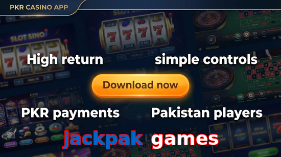 Main screen of Jackpak Games gamedownload page for PK players
